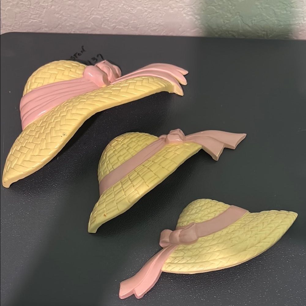 ✨ Pink and Yellow Decorative Hats